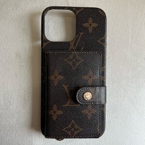 Designer Monogram Brown Phone Case/ Iphone 13 Pro Max